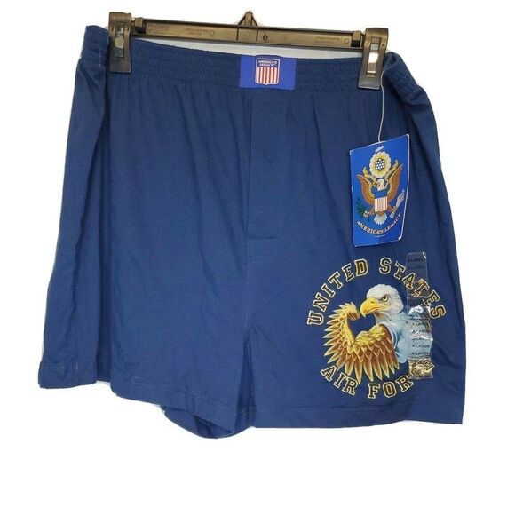 Property of United States Air Force Military Men's XXLarge Blue Underwear Boxers - Picture 1 of 6